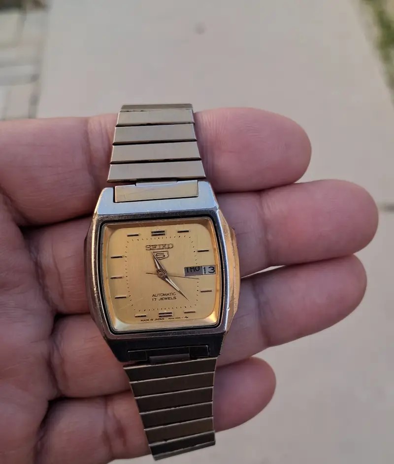 Seiko5 Automatic Golden Color