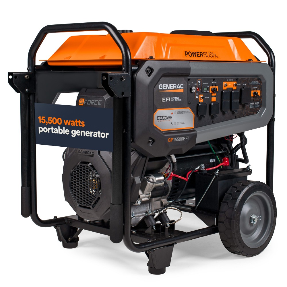 Generac 19300w Portable Gas Generator W/ High-capacity Performance (49-state Edition)