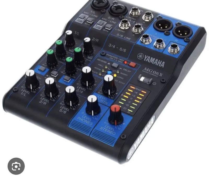 Yamaha Mg06x Sound Table 06 Channels With Source
