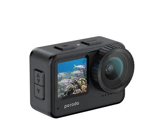 (negotiable) Porodo 4k Action Camera With Head And Chest Mounts
