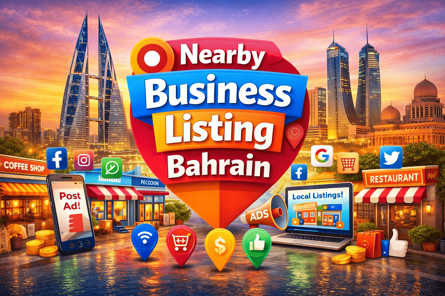 Nearby business listing Bahrain